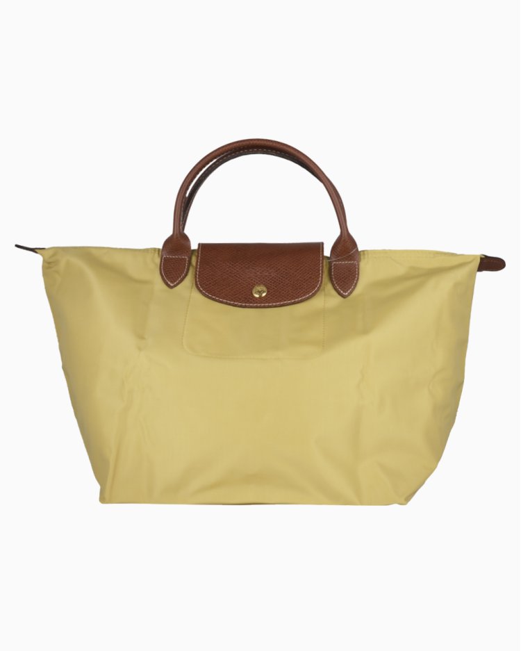 Bolsa Longchamp Original Le Pliage M Mostarda Feminina